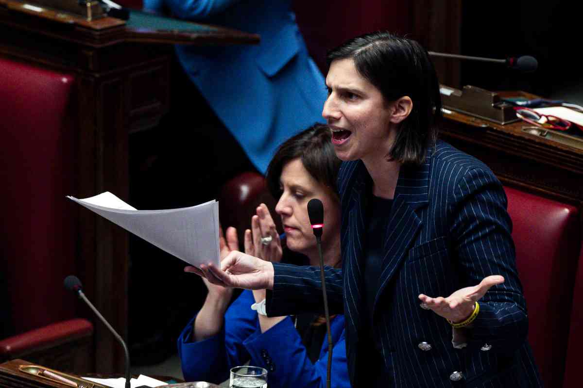 Elly Schlein, leader dell'opposizione in Parlamento