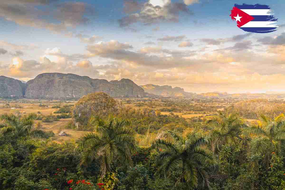 un panorama di Vinales a Cuba